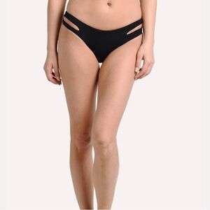L*Space Black Estella Bikini Bottom